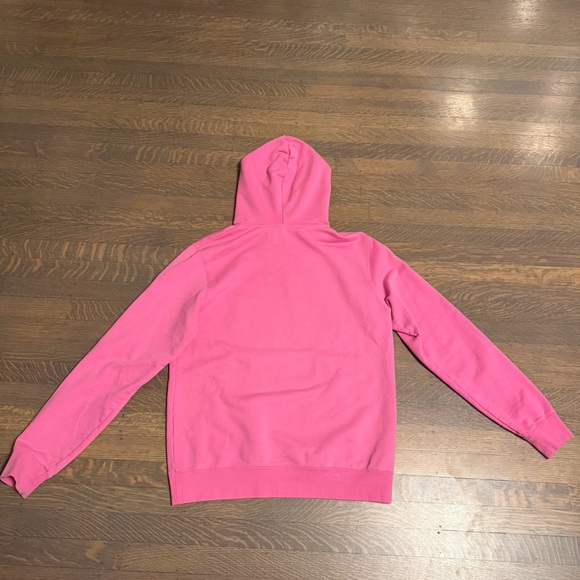 Sandro Paris Men's Pink Hoodie with Lamb Graphic - Size M - EUC (Rare) - Picture 10 of 11